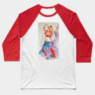 belly dancer shadow Baseball T-Shirt